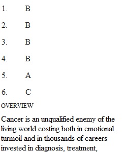 War on Cancer Assignment